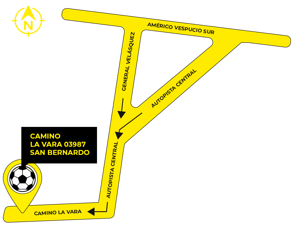Ubicación de Futbolito La Vara